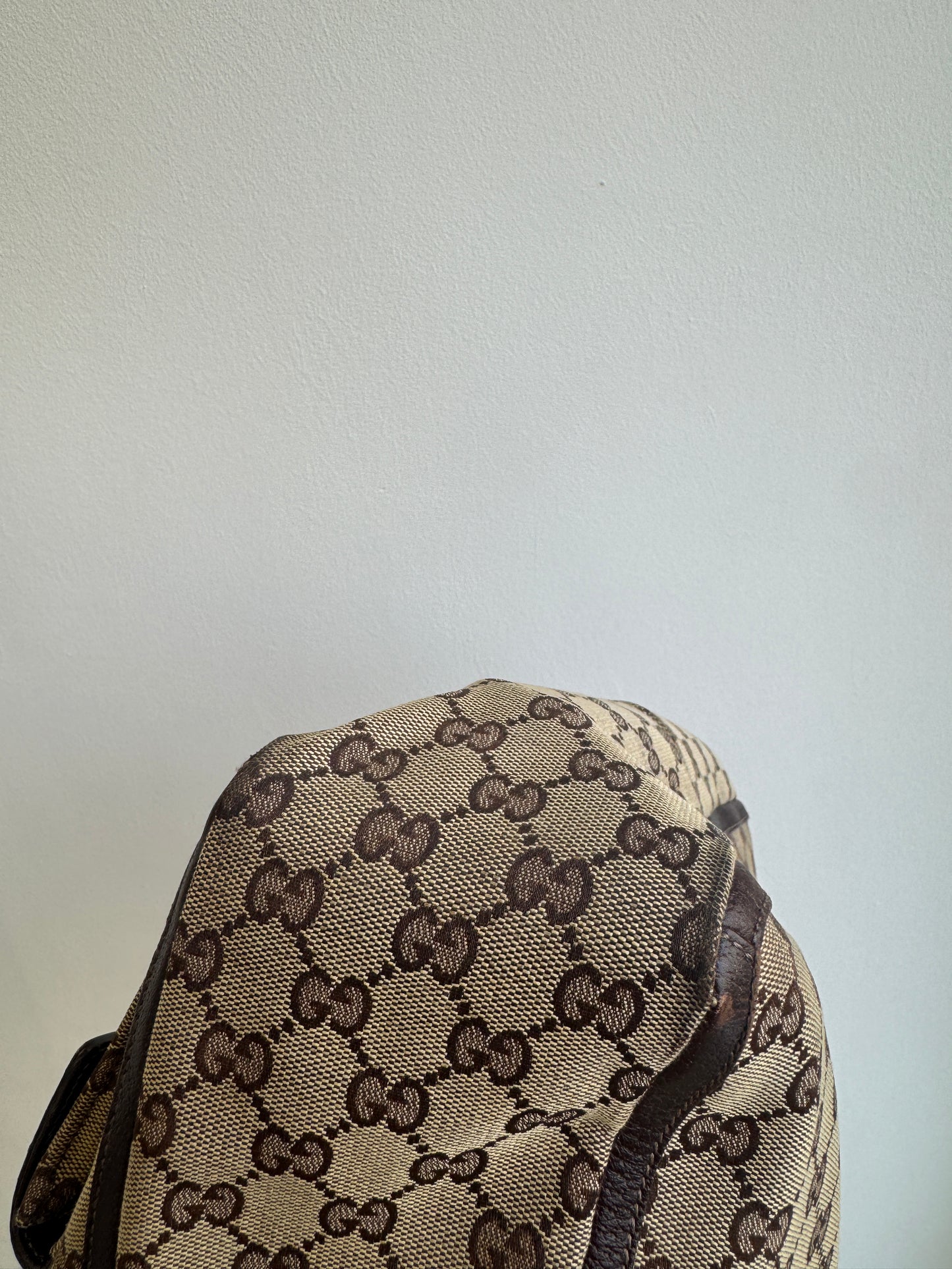 Vintage Gucci GG Canvas Abbey D-Ring Pocket Tote - early 2000