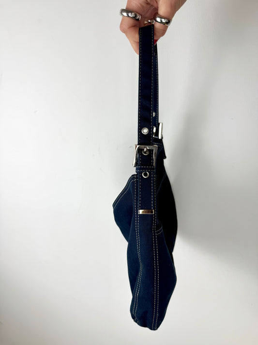 Fendi Canvas Shoulder Bag — Early 2000s