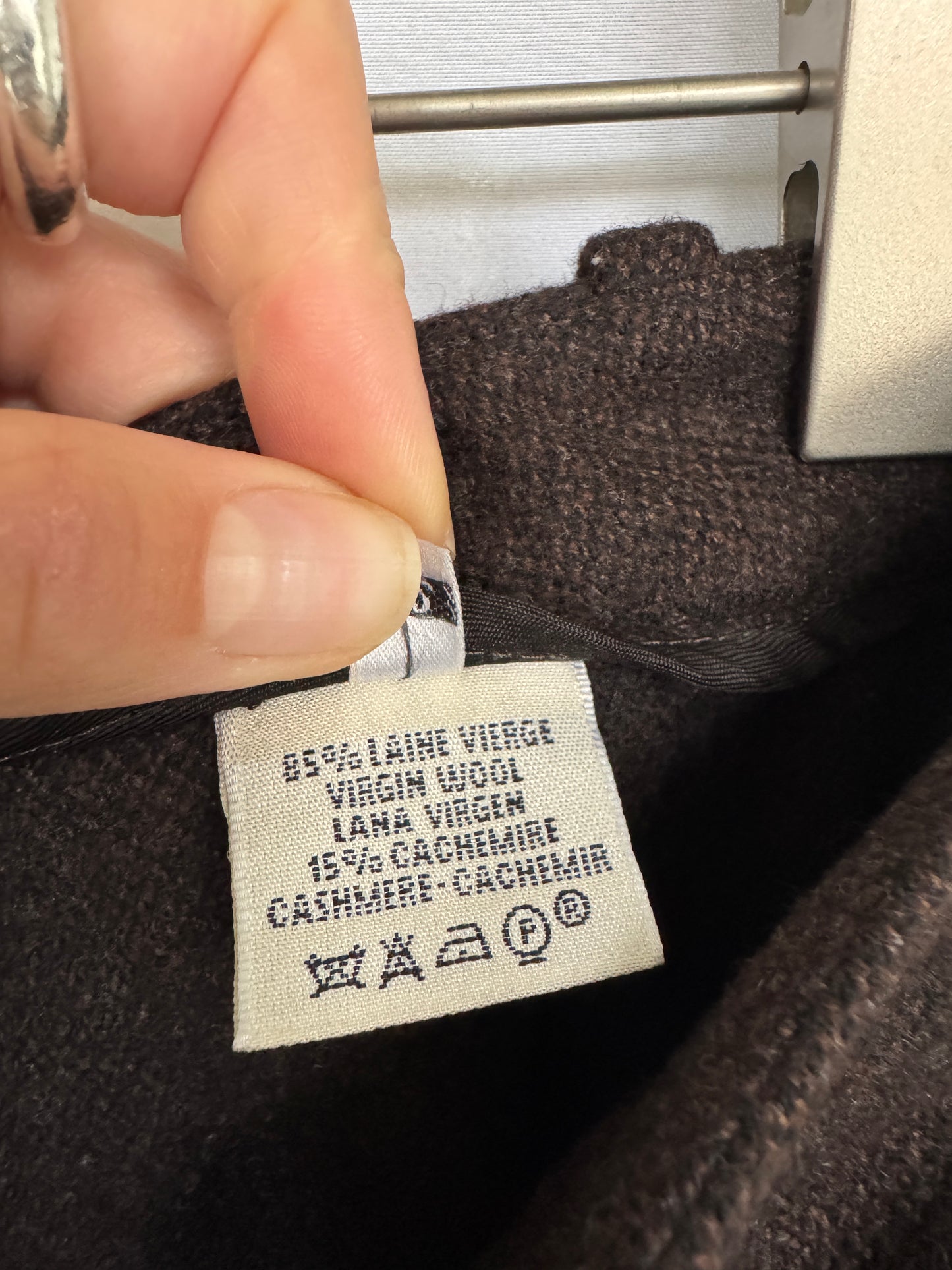 Hermès Wool–Cashmere Tailored Trousers (FR 42) — Made in France