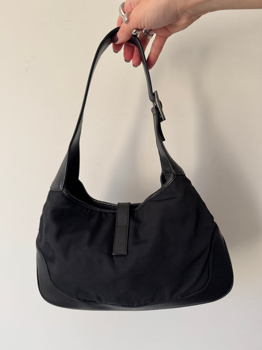 Gucci Jackie Nylon Shoulder Bag — Early 2000s