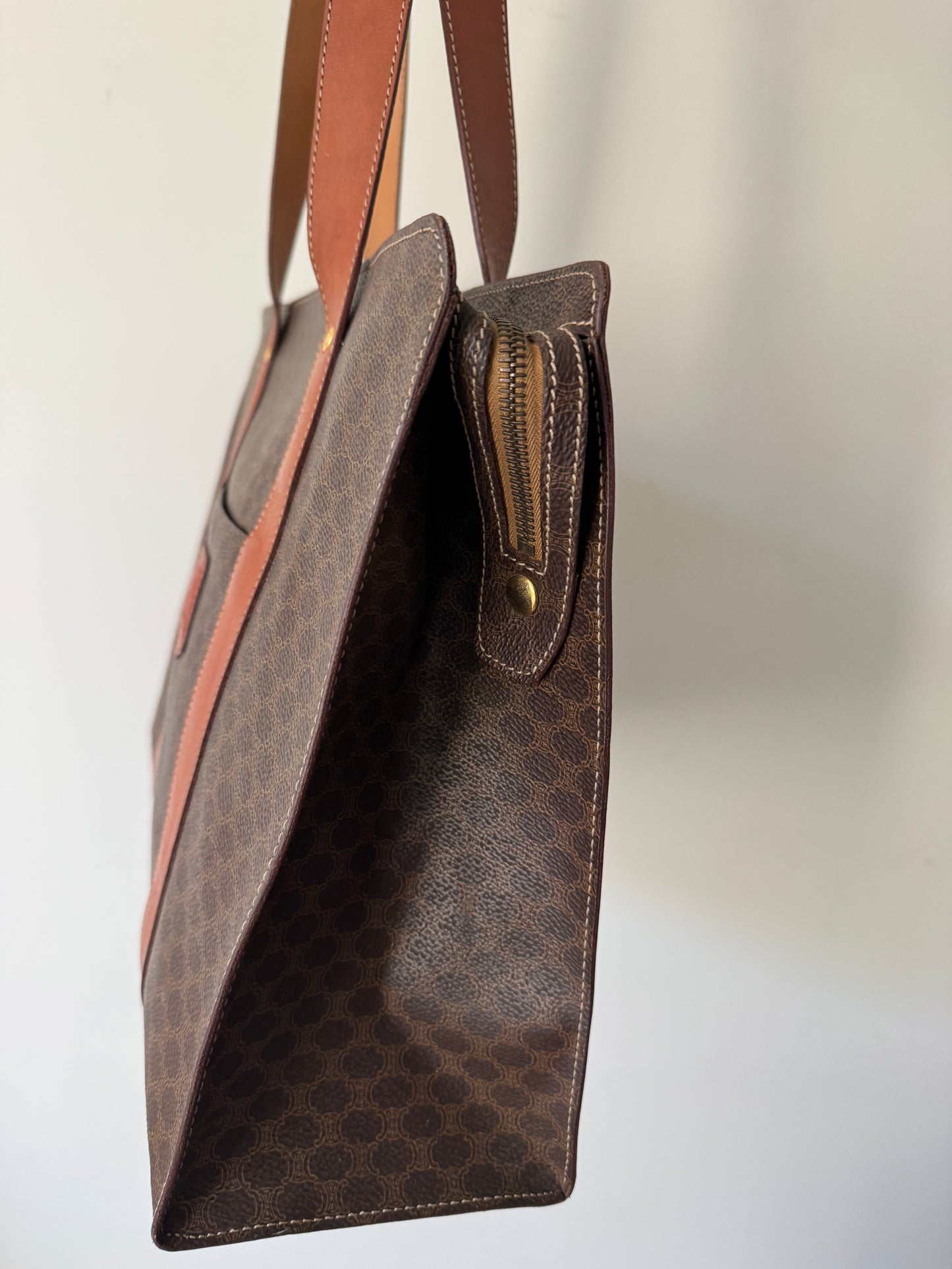 Celine Macadam Monogram Tote Bag — Late 1980s / Early 1990s