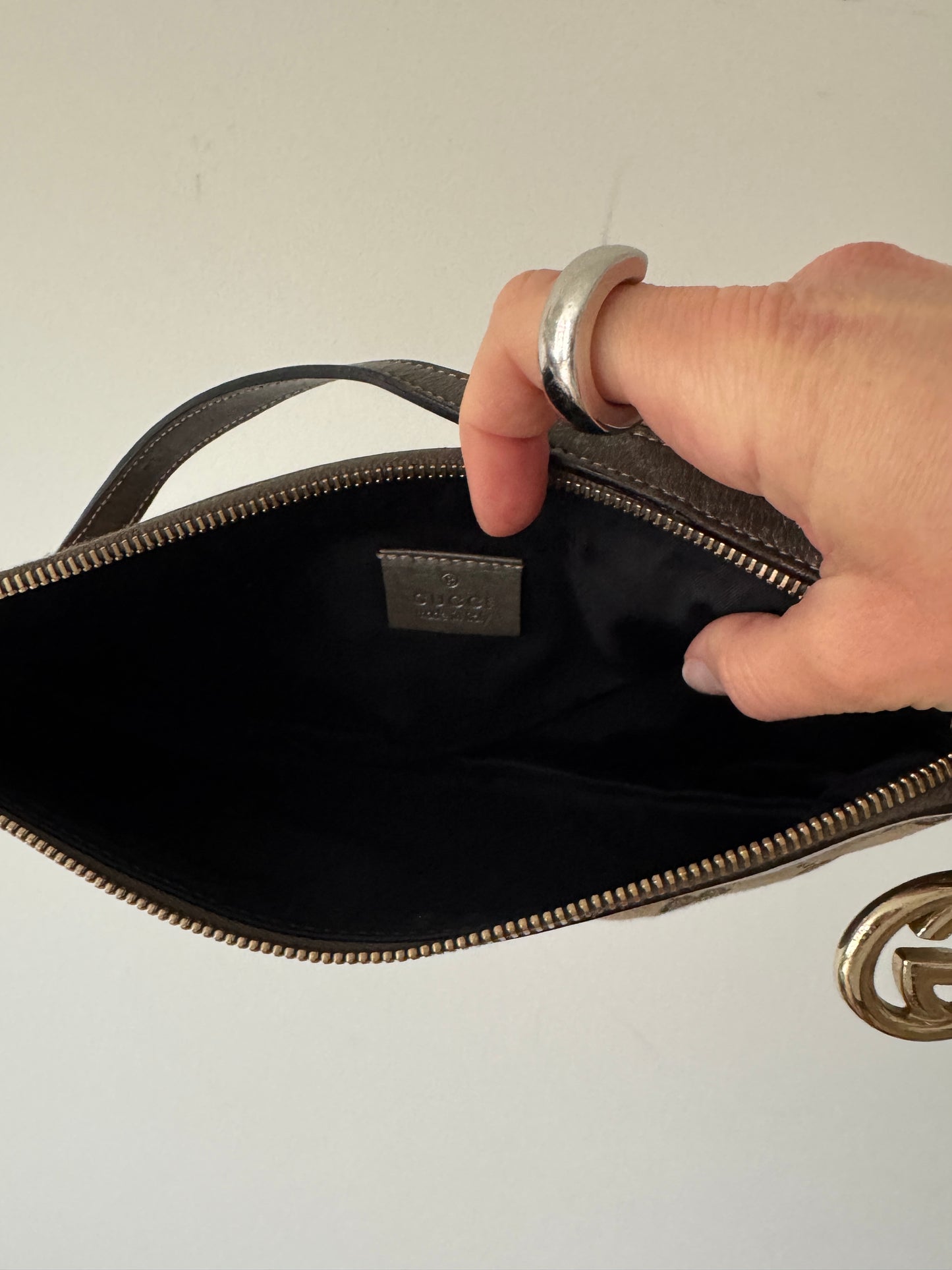 Gucci GG Canvas Mini Shoulder Bag — Early 2000s