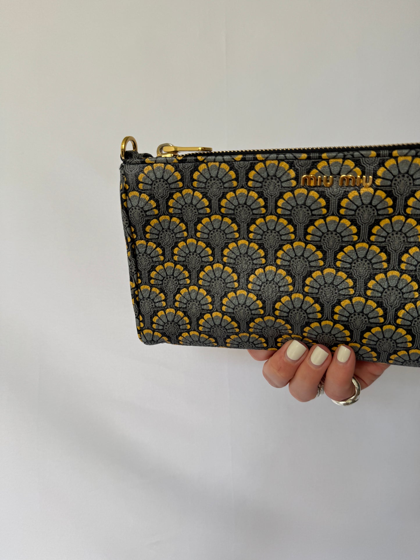 Miu Miu Printed Clutch