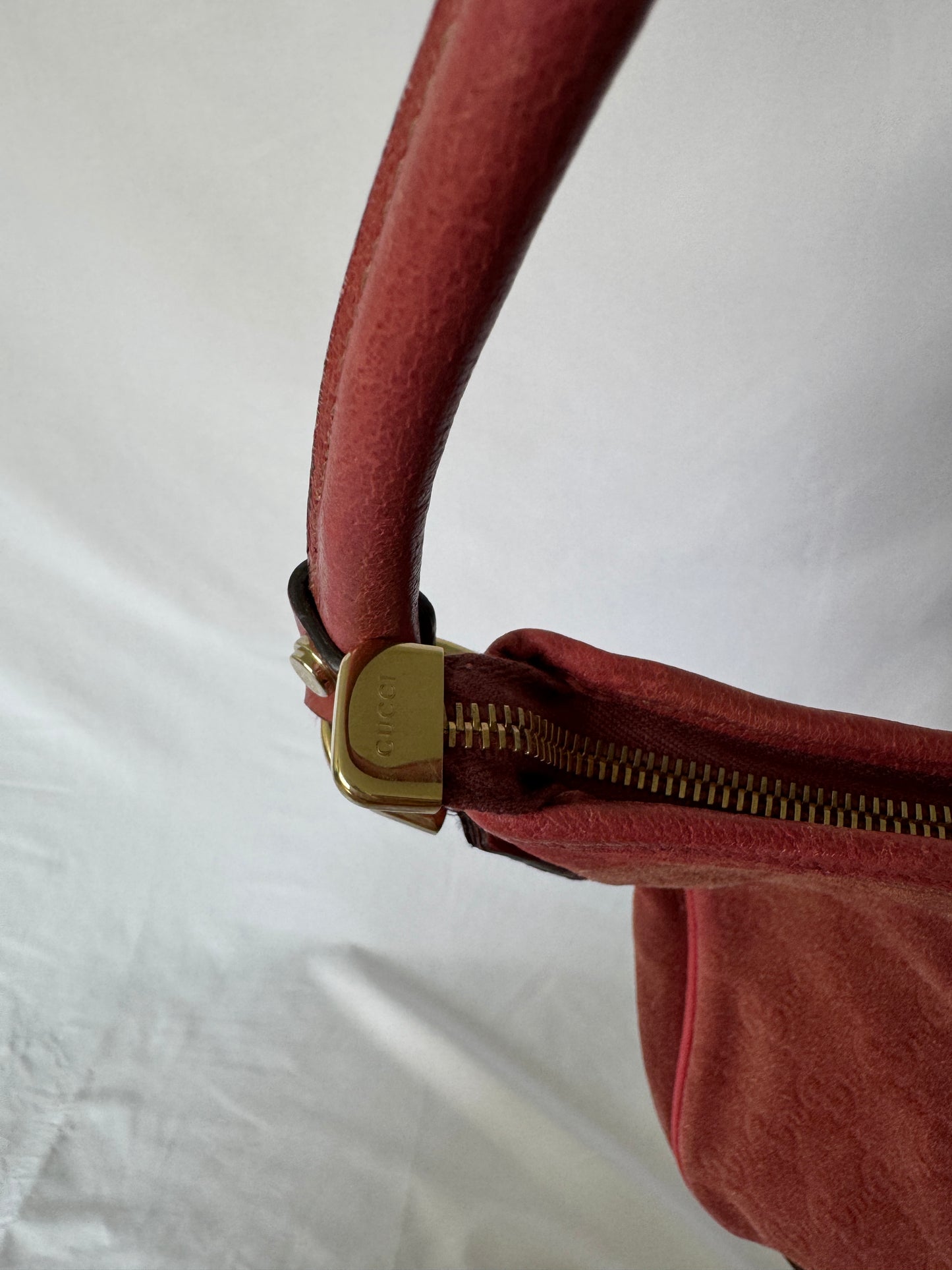 Gucci Abbey Suede Shoulder Bag