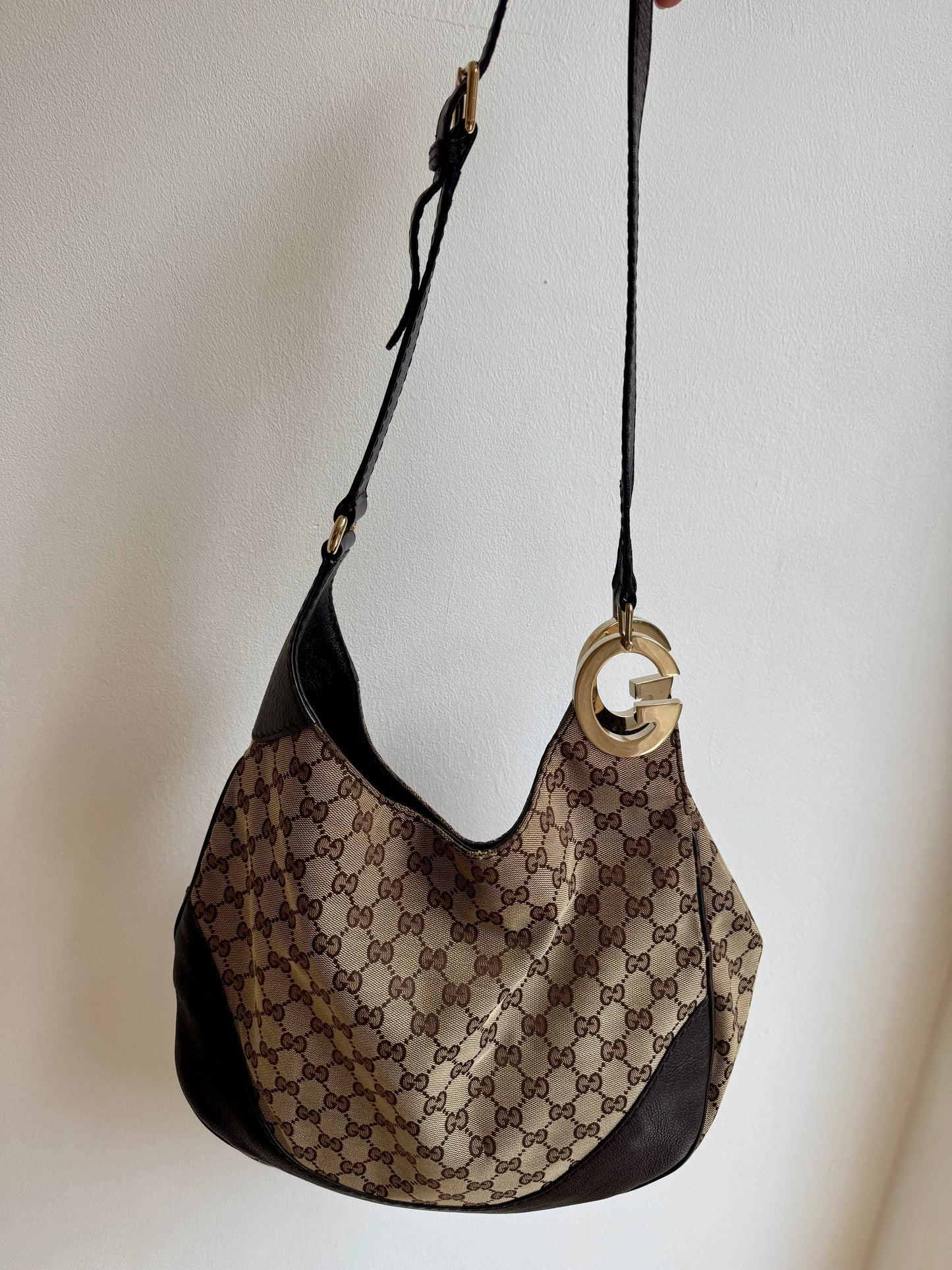 Gucci Charlotte GG Canvas Hobo Bag