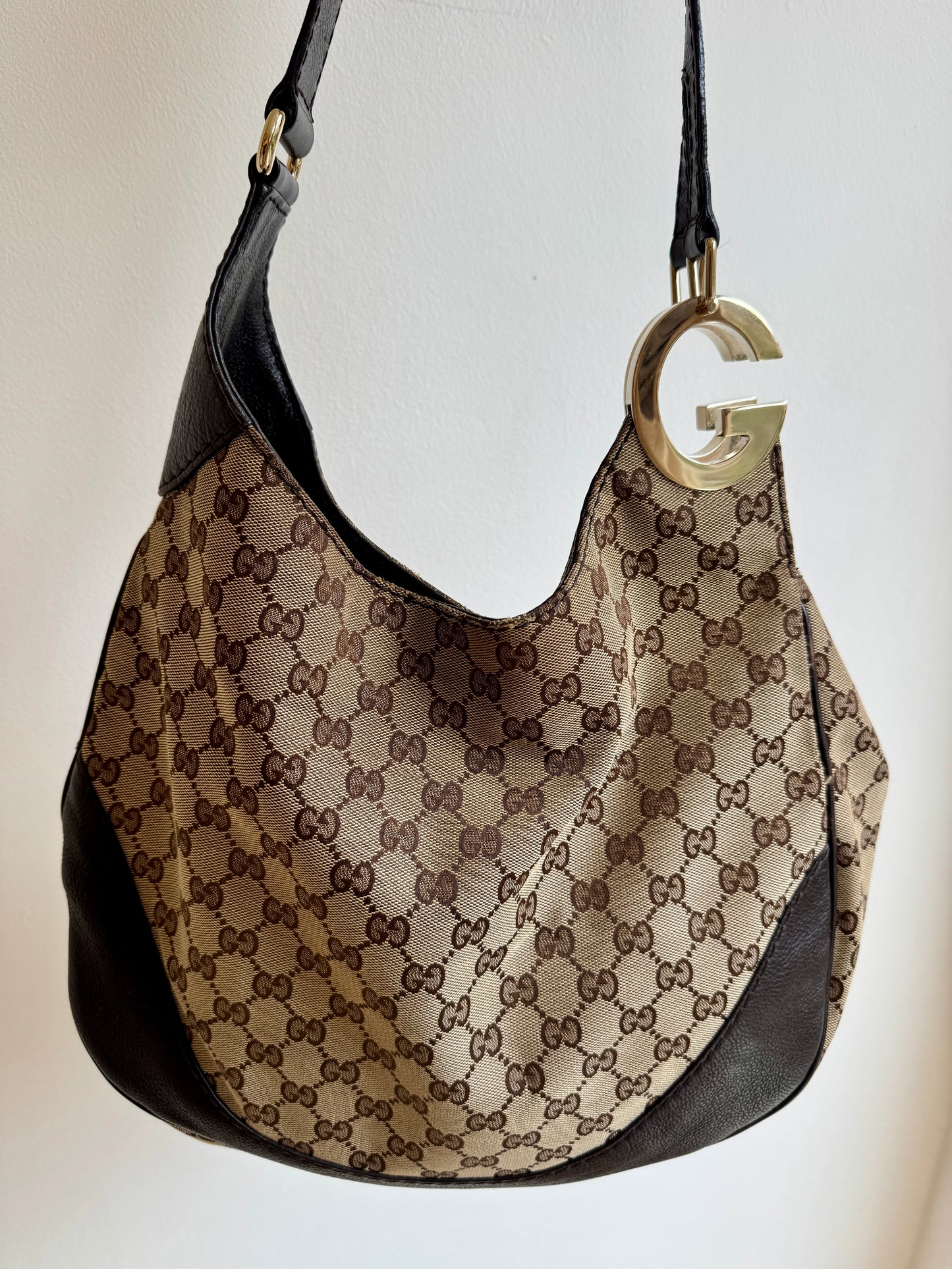 Gucci Charlotte GG Canvas Hobo Bag