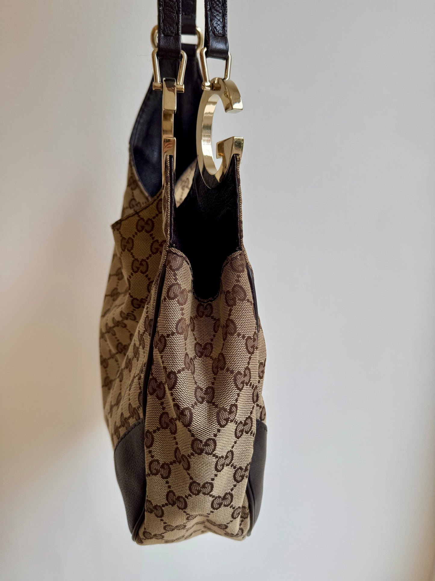 Gucci Charlotte GG Canvas Hobo Bag