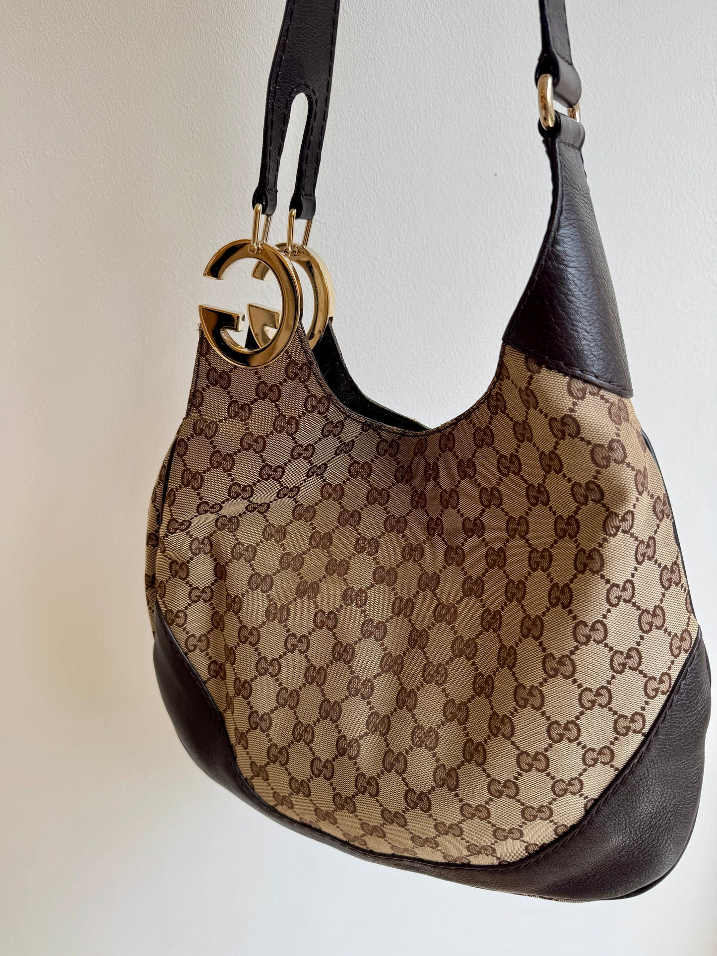 Gucci Charlotte GG Canvas Hobo Bag