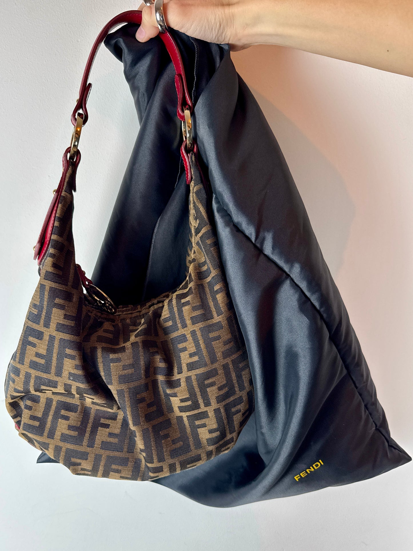 Fendi Zucca Chef Hobo Bag — 2004