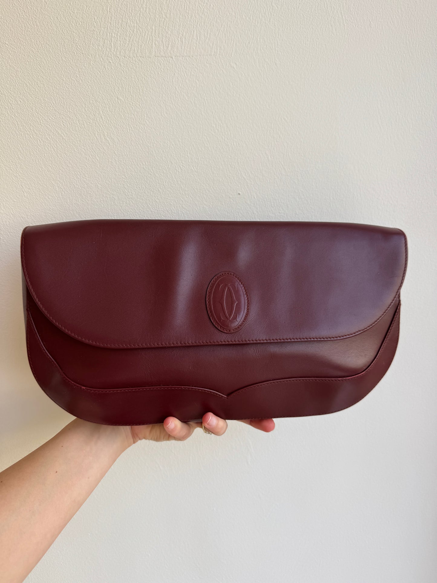 Cartier Must de Cartier Large Flap Clutch