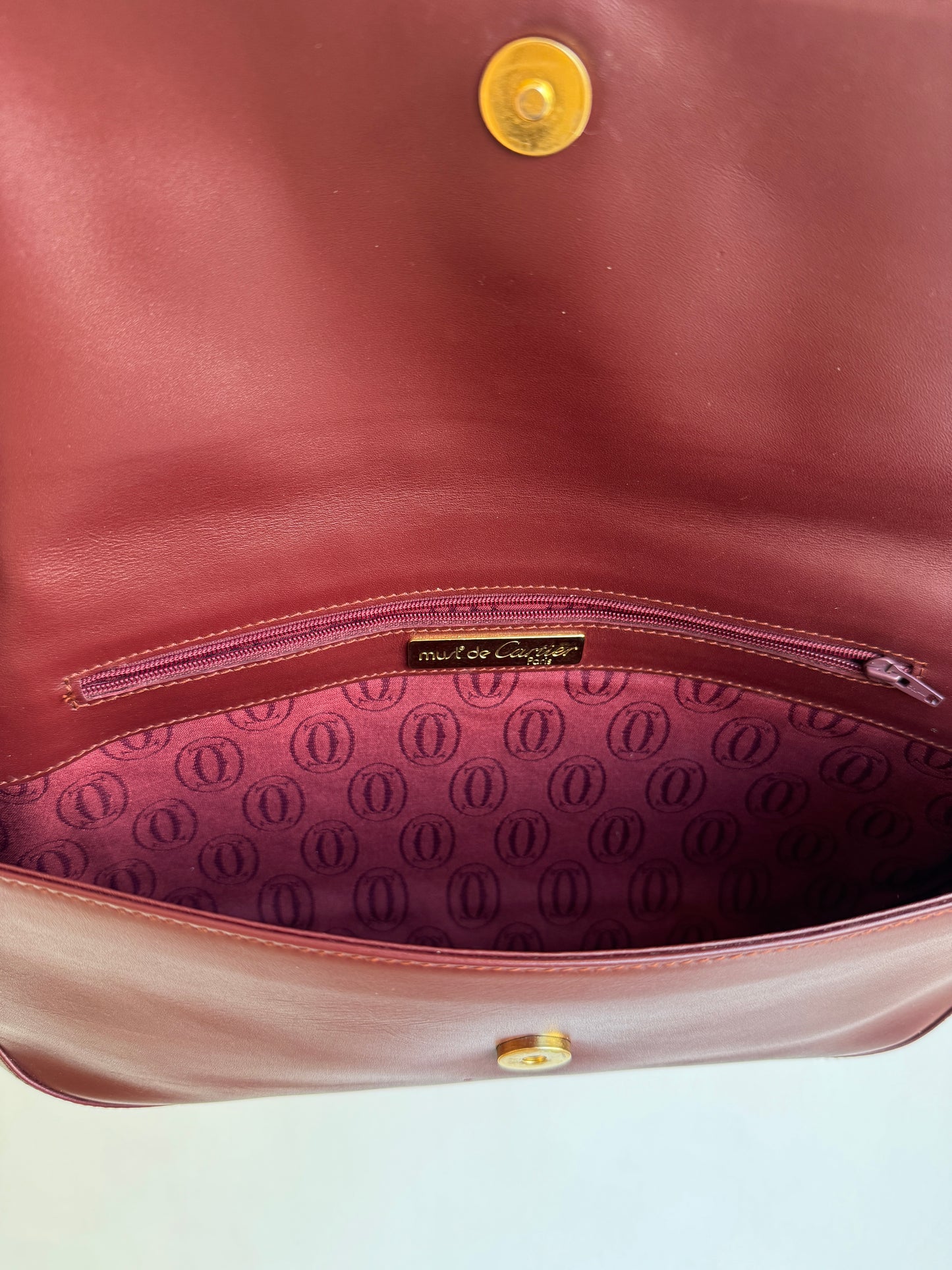Cartier Must de Cartier Large Flap Clutch