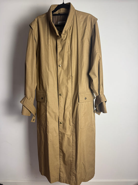 Christian Dior Monsieur Vintage Trench Coat 1980s–1990s — Khaki size s