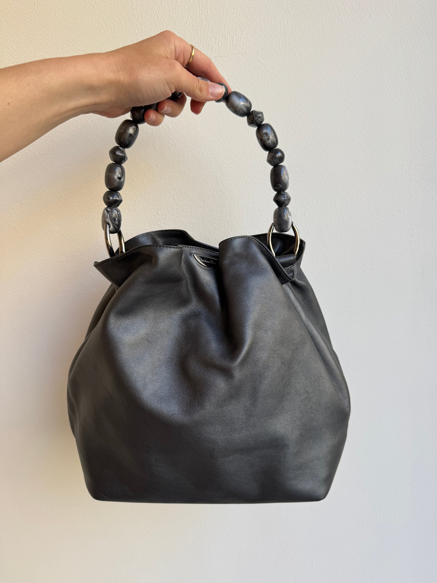 Christian Dior Malice / Maris Pearl Leather Handbag late 90s-early 2000