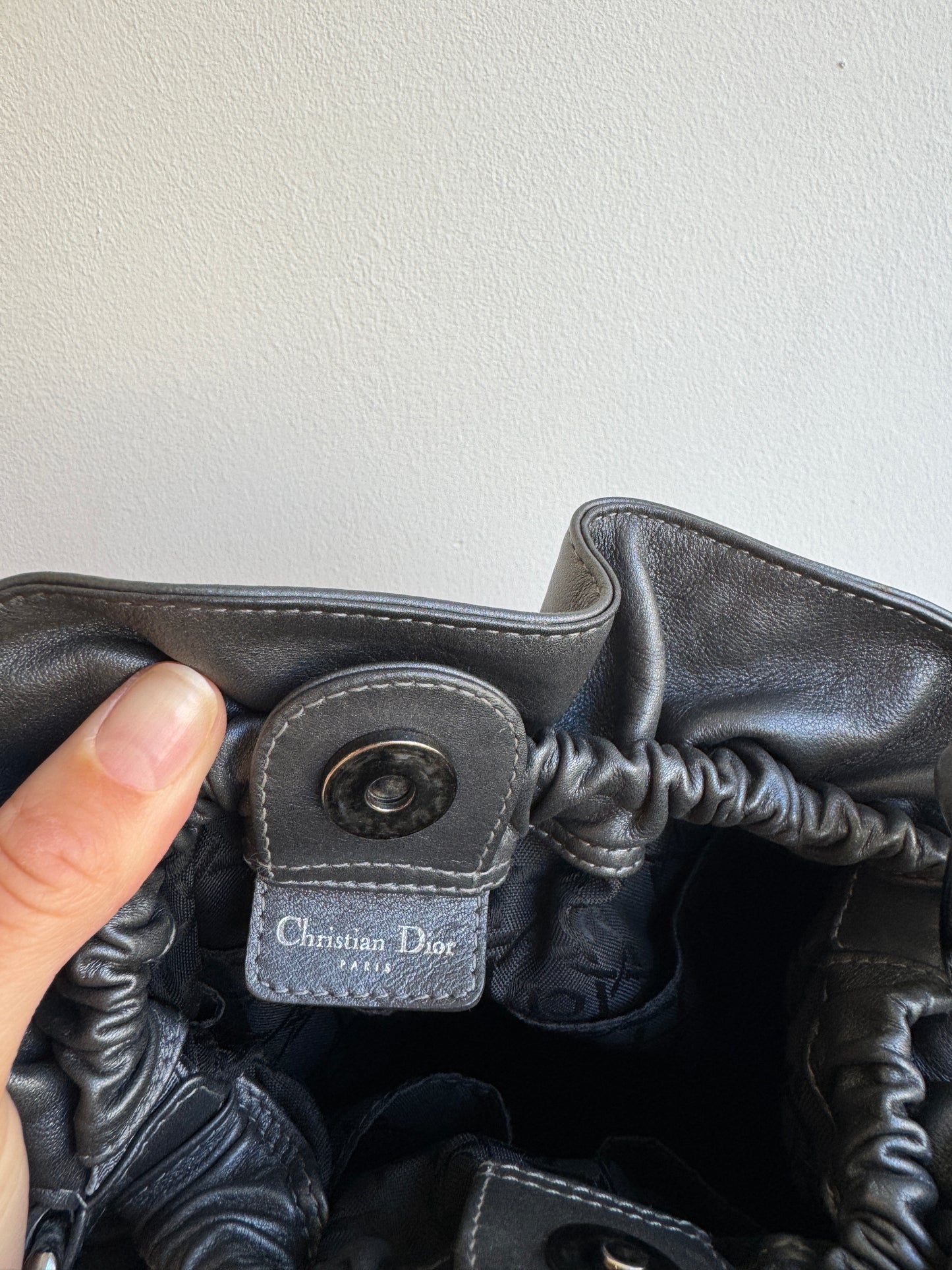 Christian Dior Malice / Maris Pearl Leather Handbag late 90s-early 2000