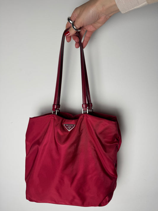 Prada Nylon Tote Bag — Late 1990s to Early 2000s