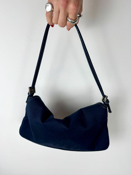 Fendi Canvas Shoulder Bag — Late 90s to Early 2000s