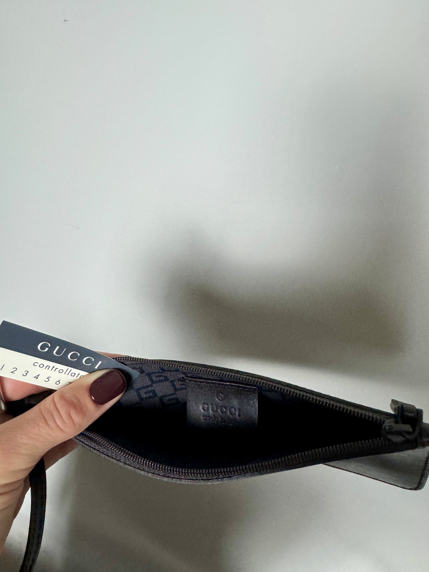 Gucci Dark Brown Suede Tote — Late 1990s