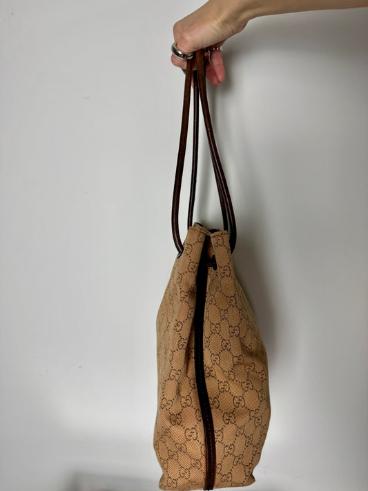Gucci GG Canvas Tote Bag - Late 1990s
