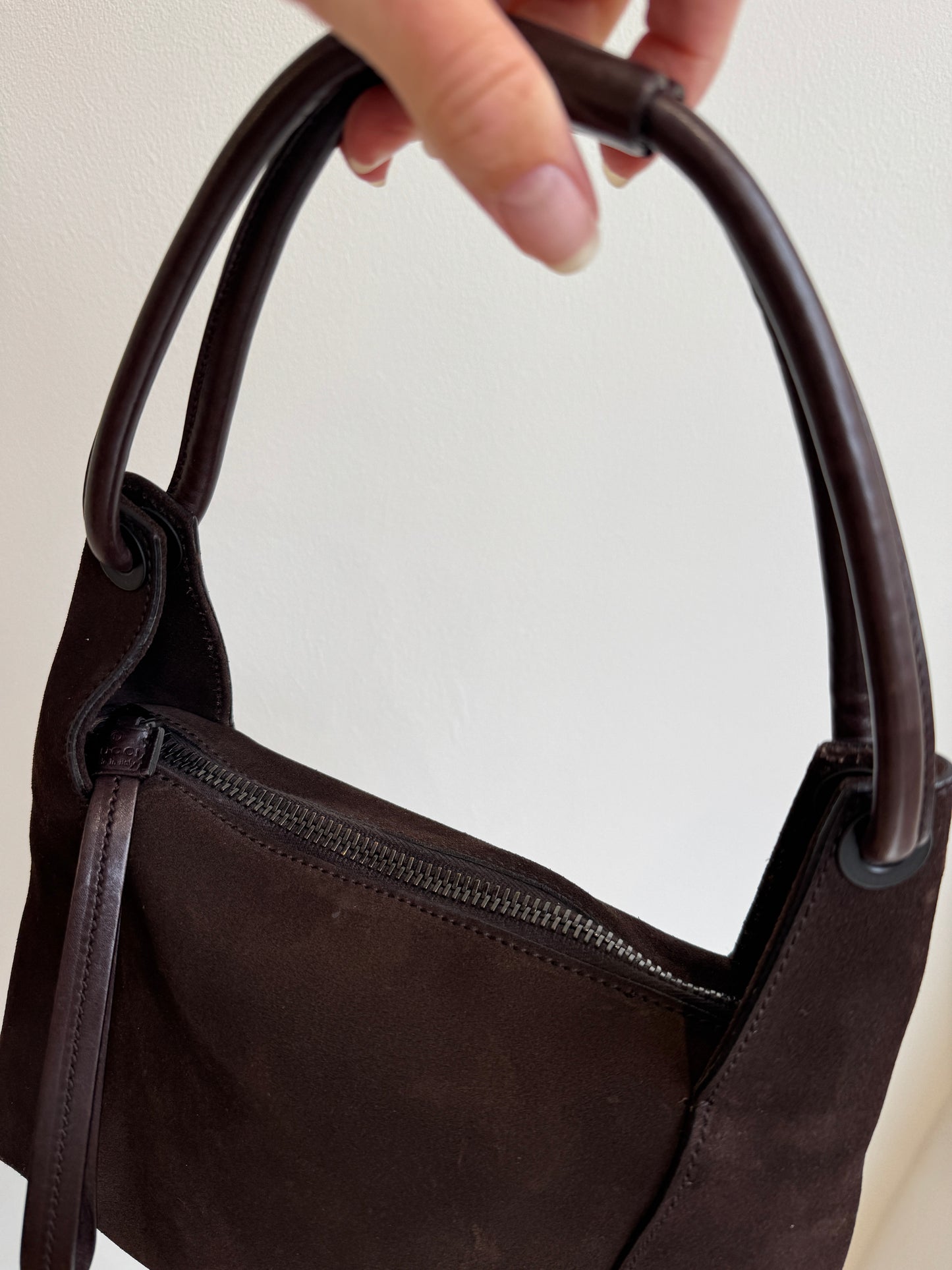 Gucci Tom Ford Suede Hobo Bag- late 90s