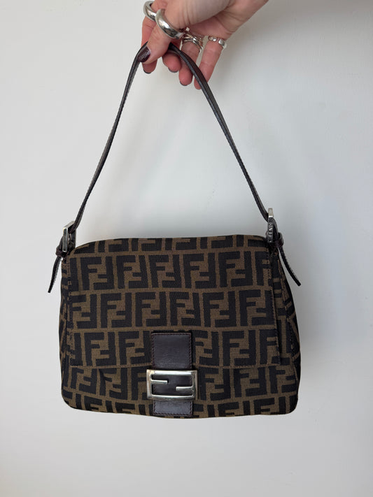 Fendi Zucca Mamma Baguette — Early 2000s