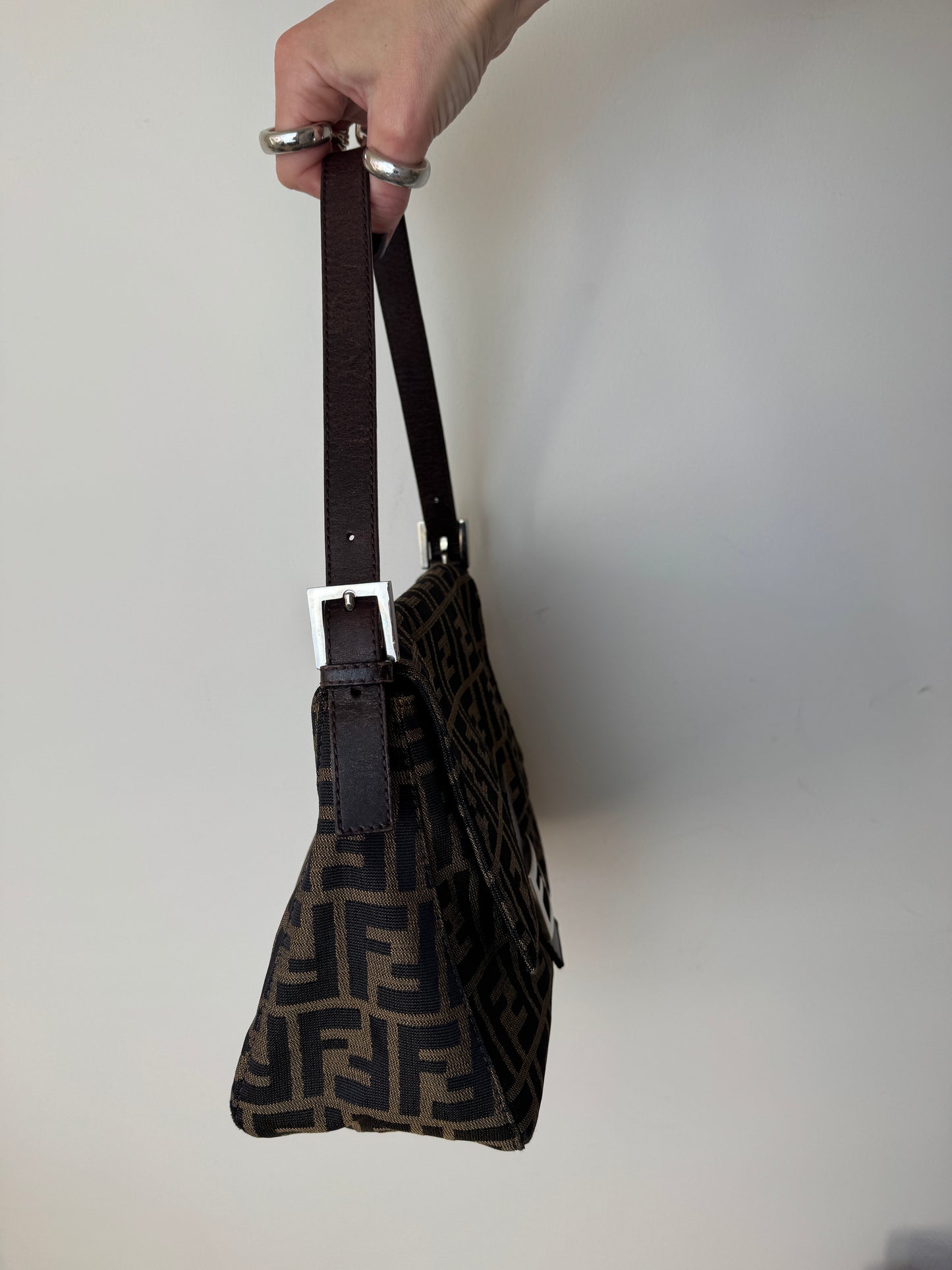 Fendi Zucca Mamma Baguette — Early 2000s