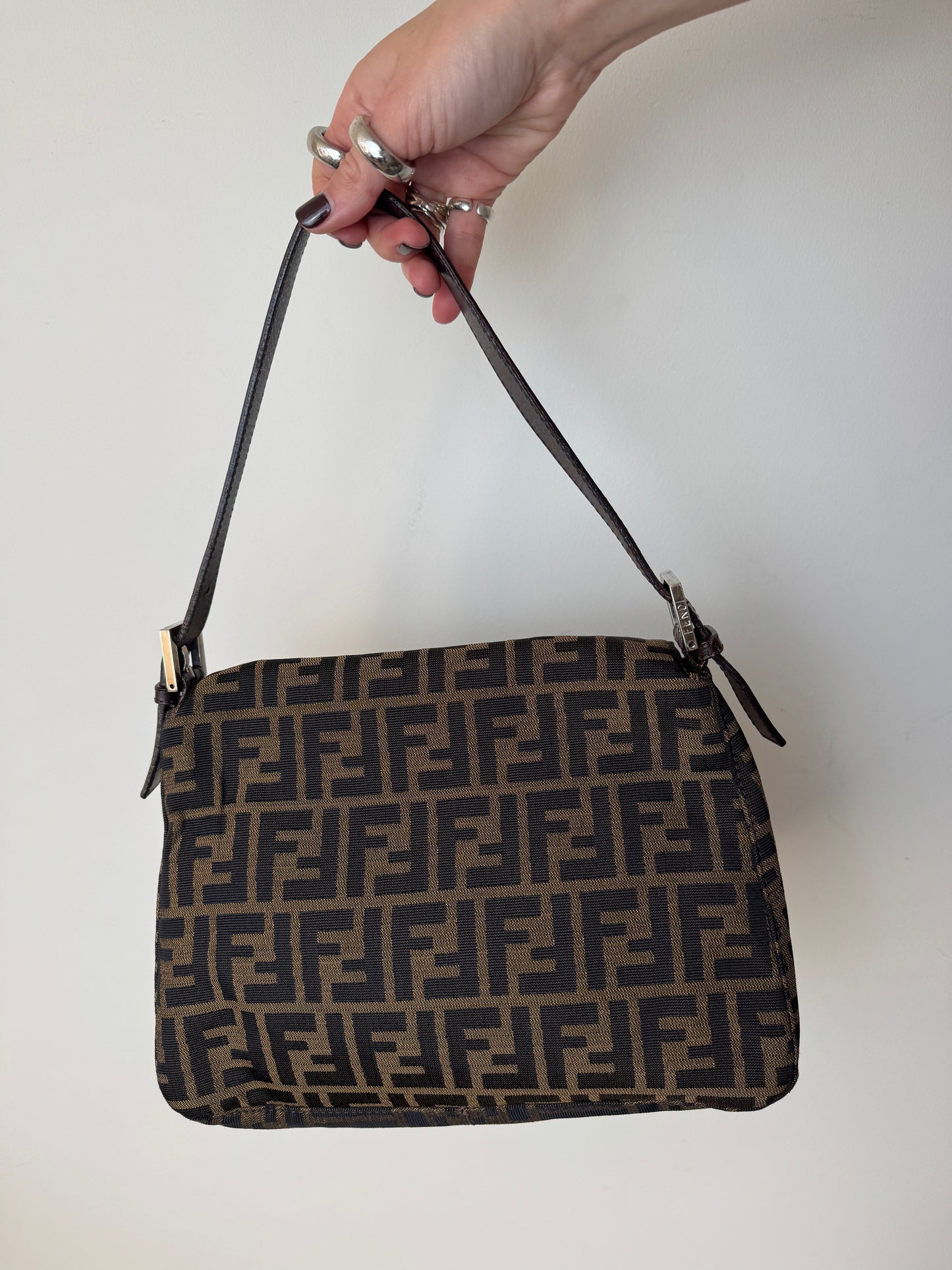 Fendi Zucca Mamma Baguette — Early 2000s