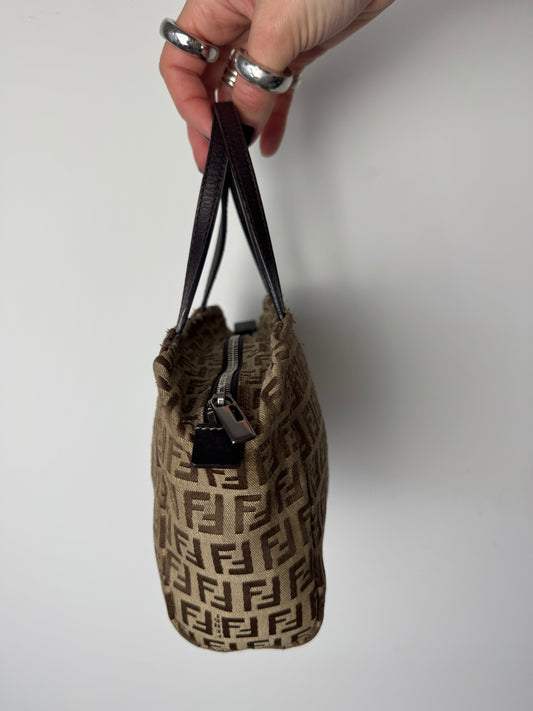 Fendi Zucchino Mini Tote — Early 2000s