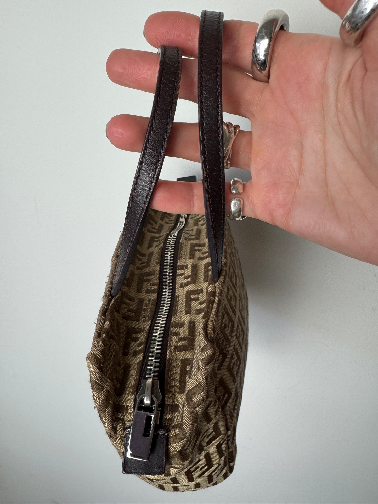 Fendi Zucchino Mini Tote — Early 2000s