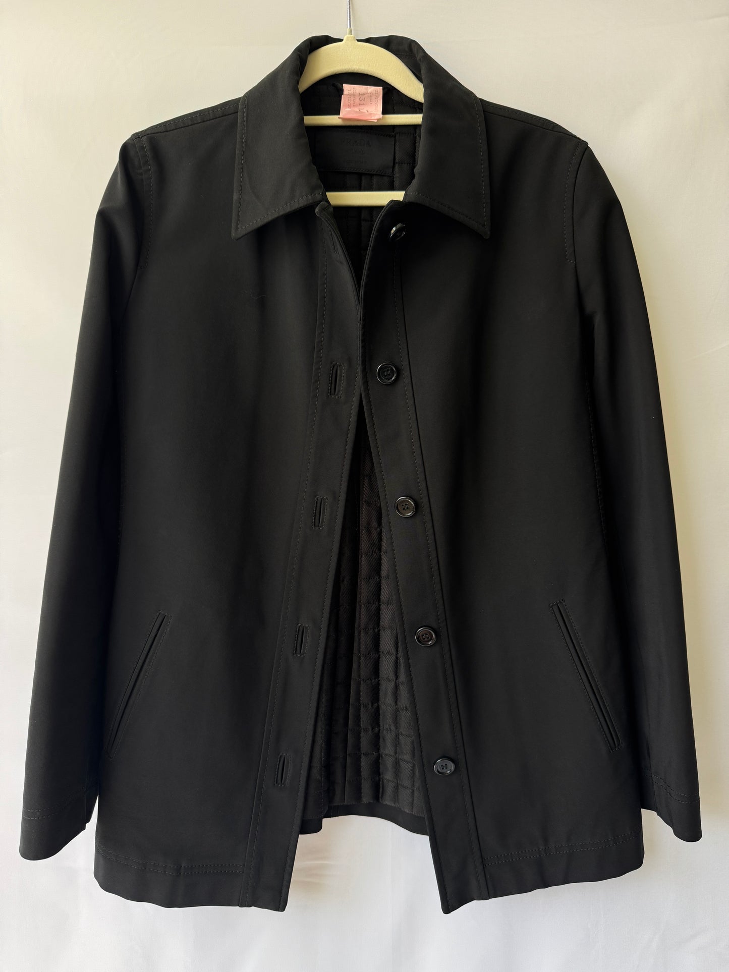 Prada Technical Jacket — Black Nylon Blend