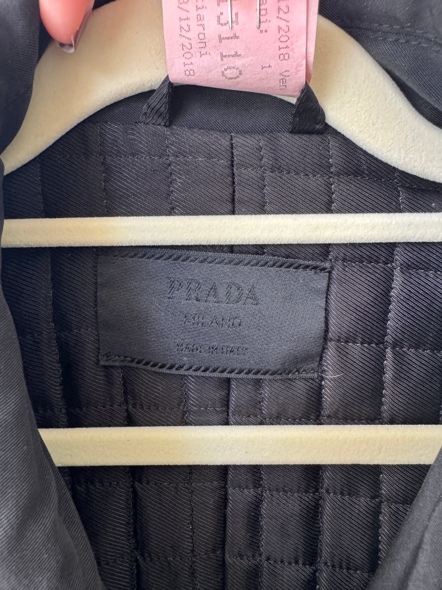 Prada Technical Jacket — Black Nylon Blend