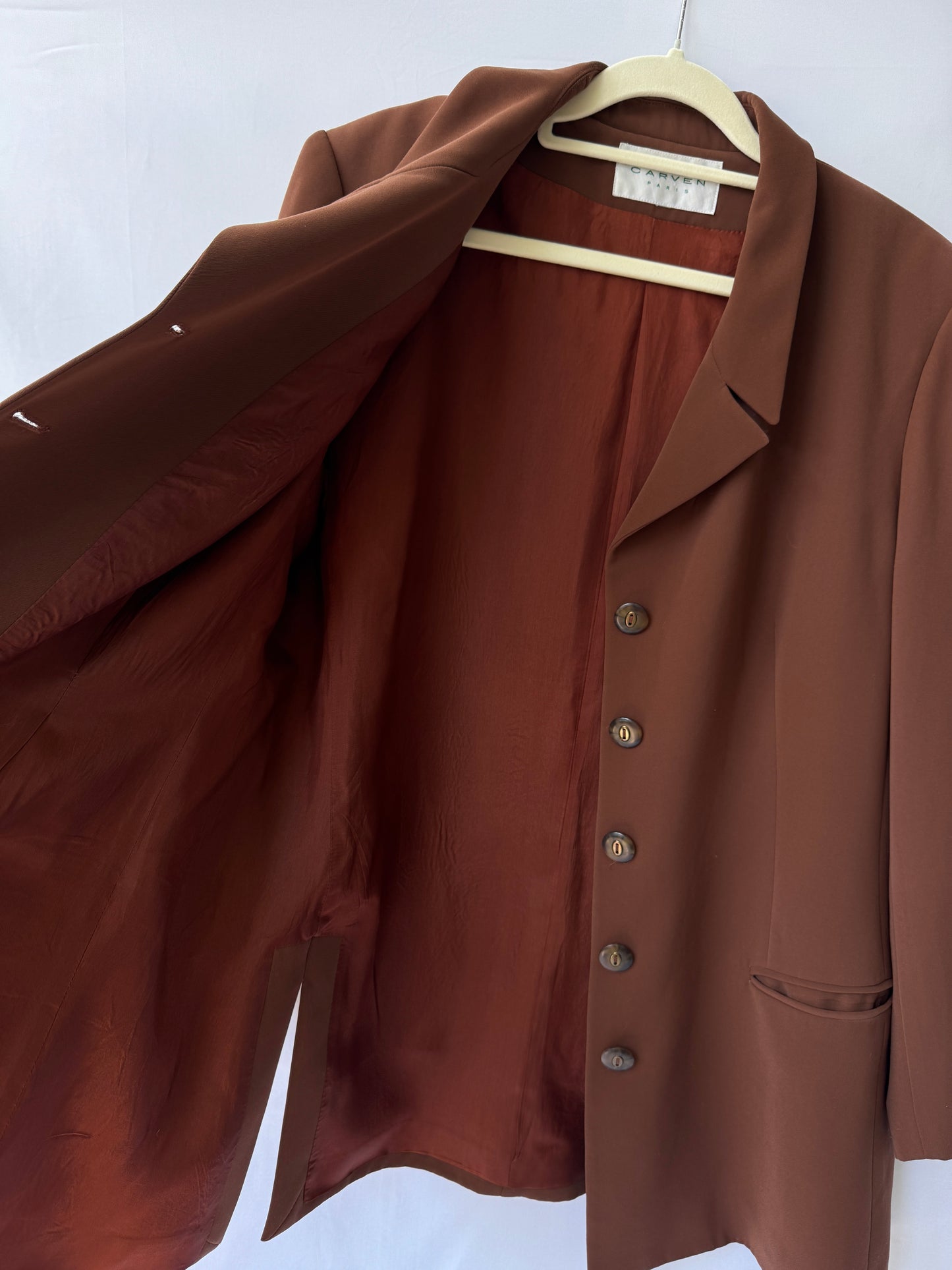 Carven Paris Vintage Blazer — Fox Brown
