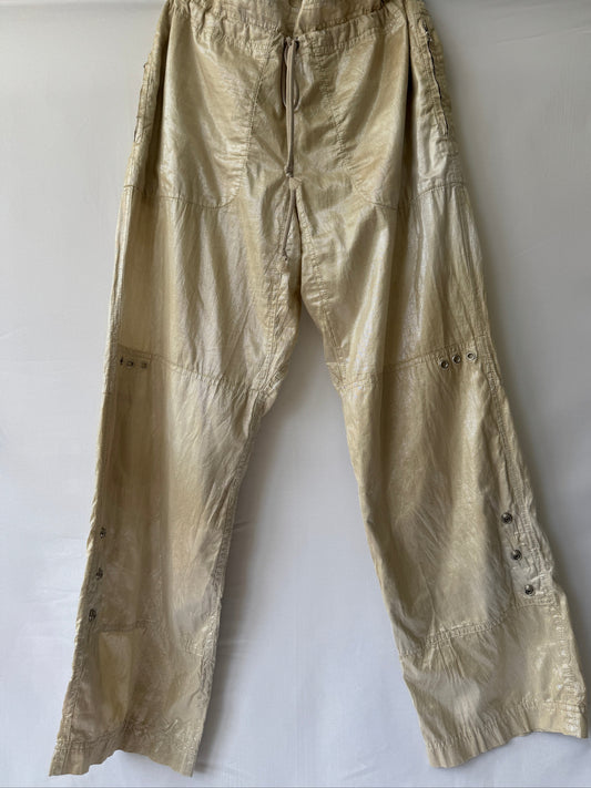 Prada Metallic Technical Trousers