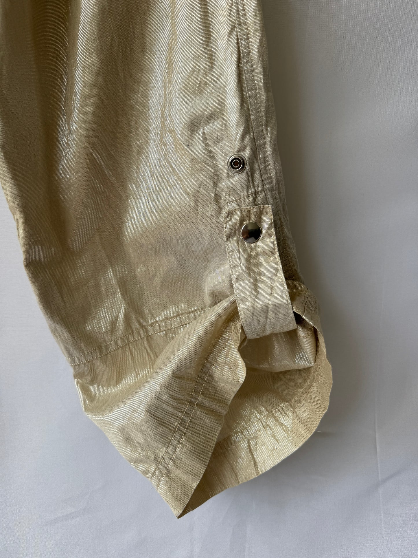 Prada Metallic Technical Trousers