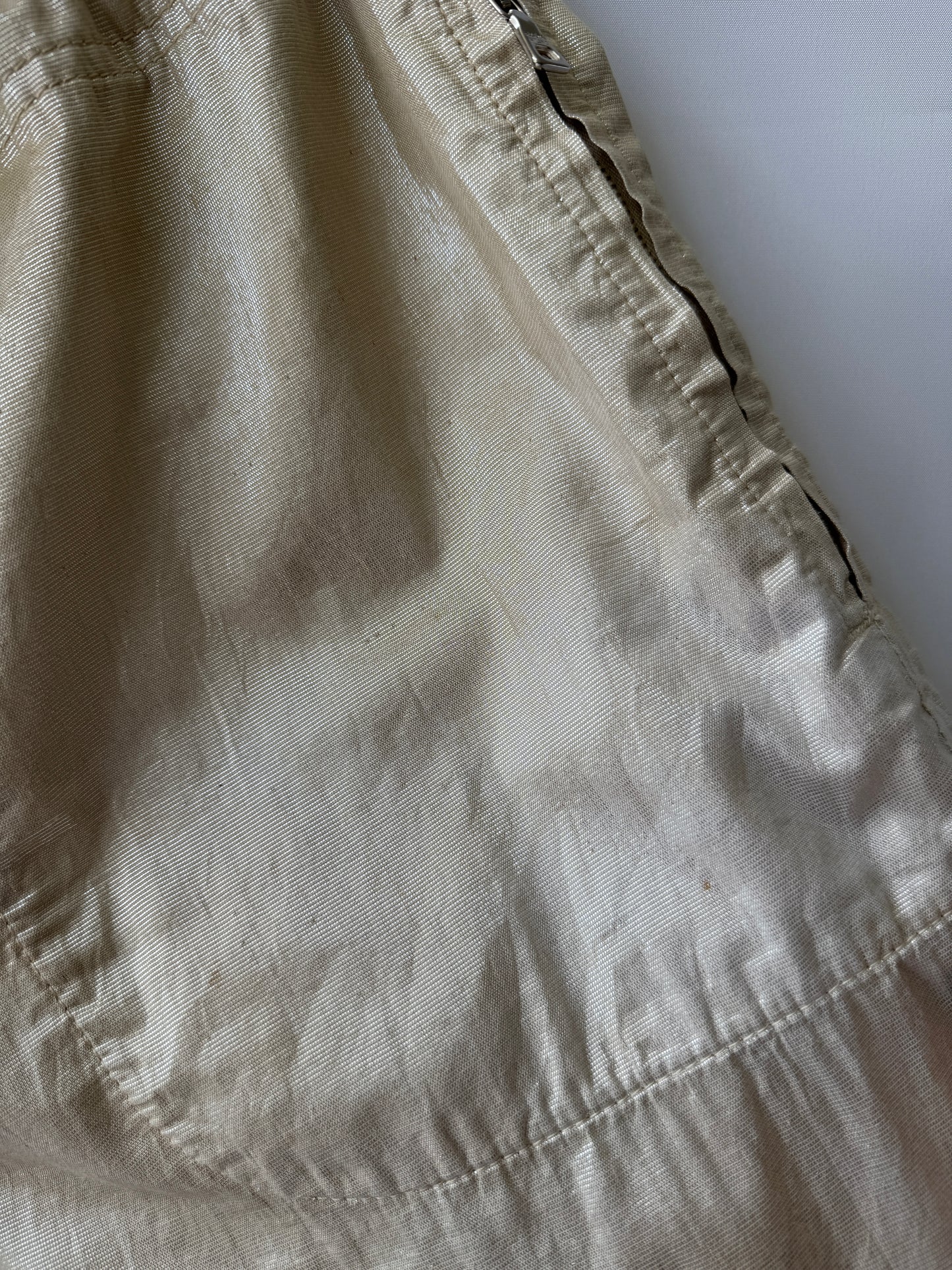 Prada Metallic Technical Trousers