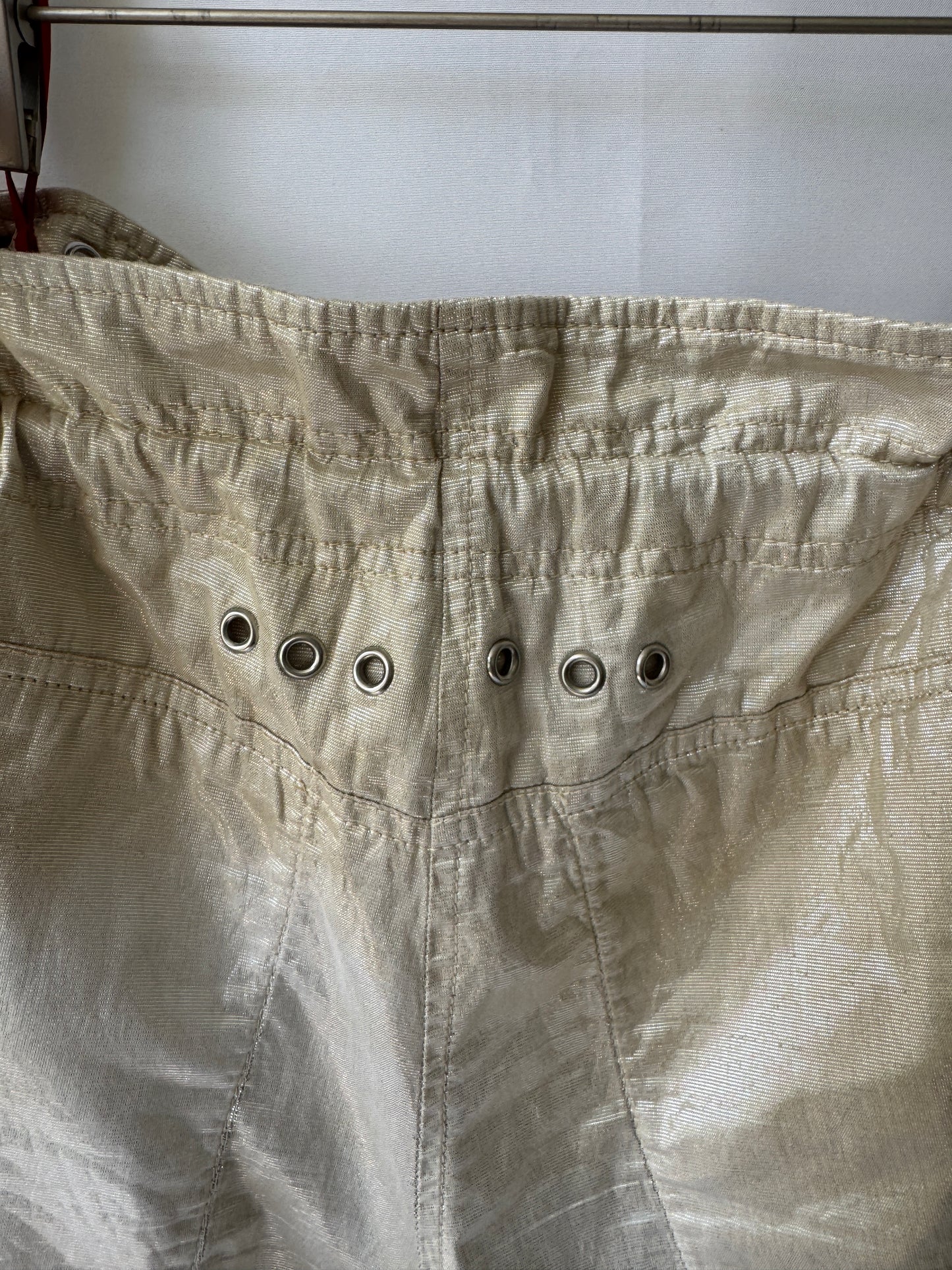 Prada Metallic Technical Trousers