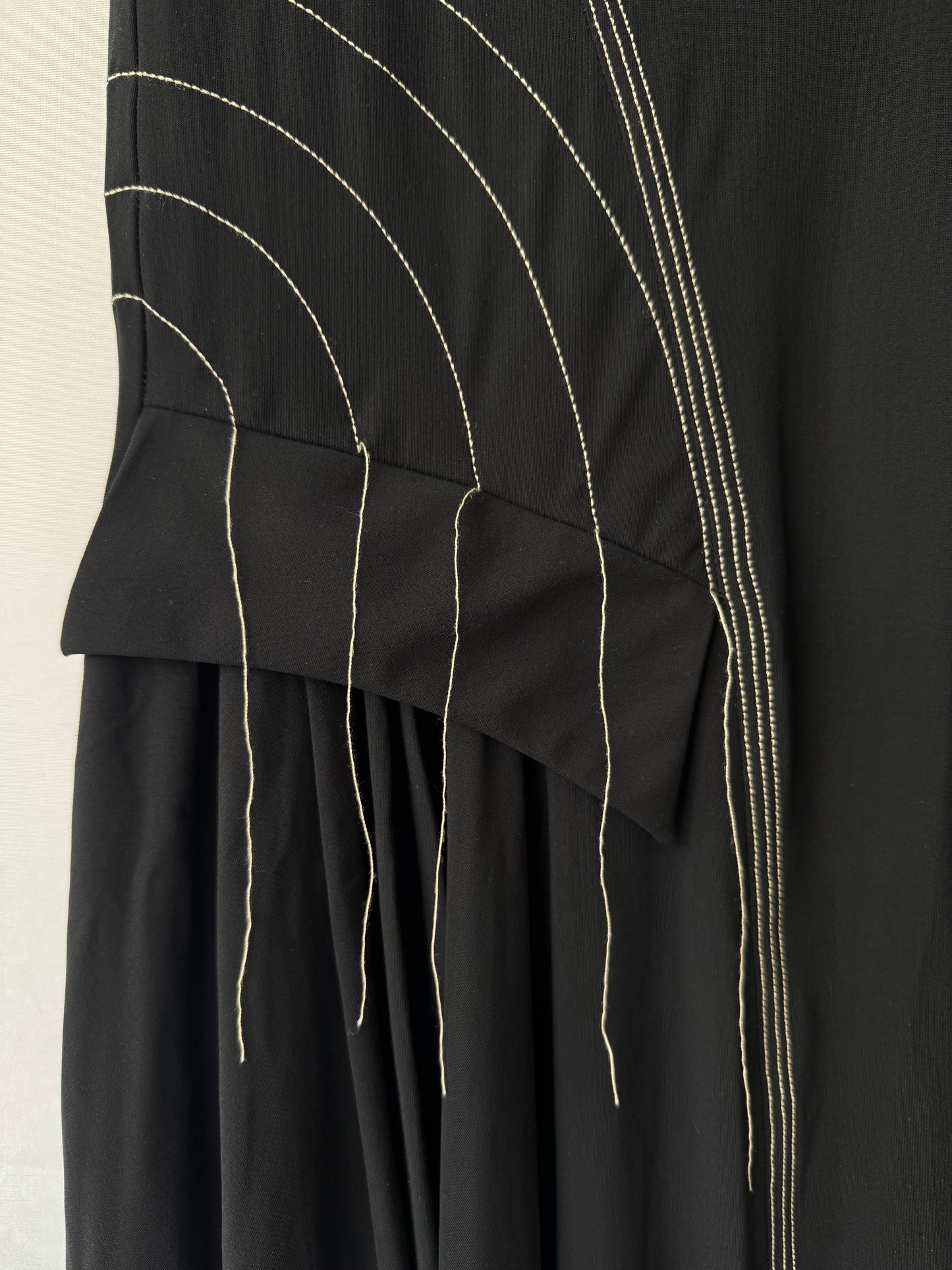 Marithé + François Girbaud Black Asymmetrical Skirt