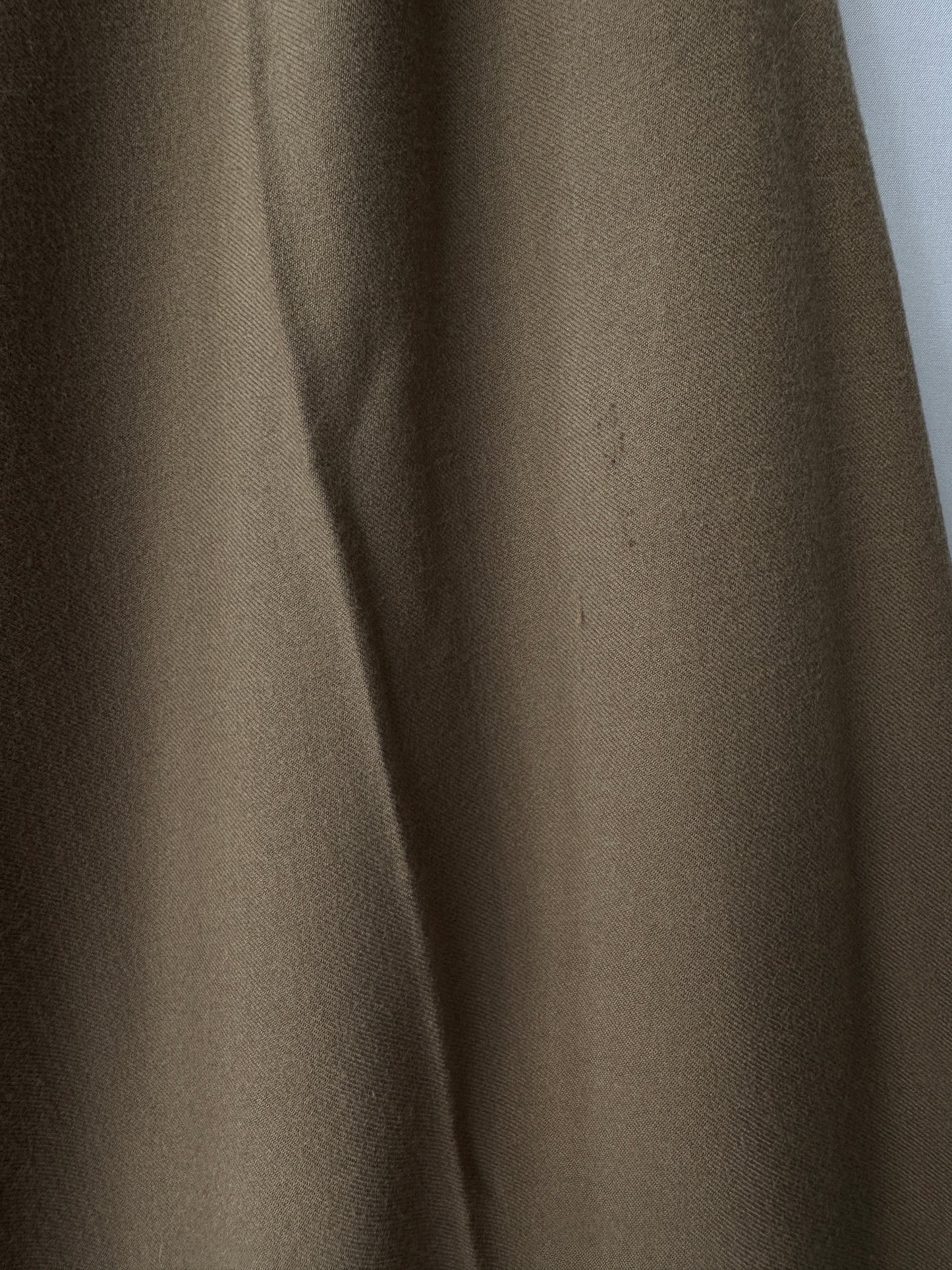 Kenzo Camel Wool Wide-Leg Trousers