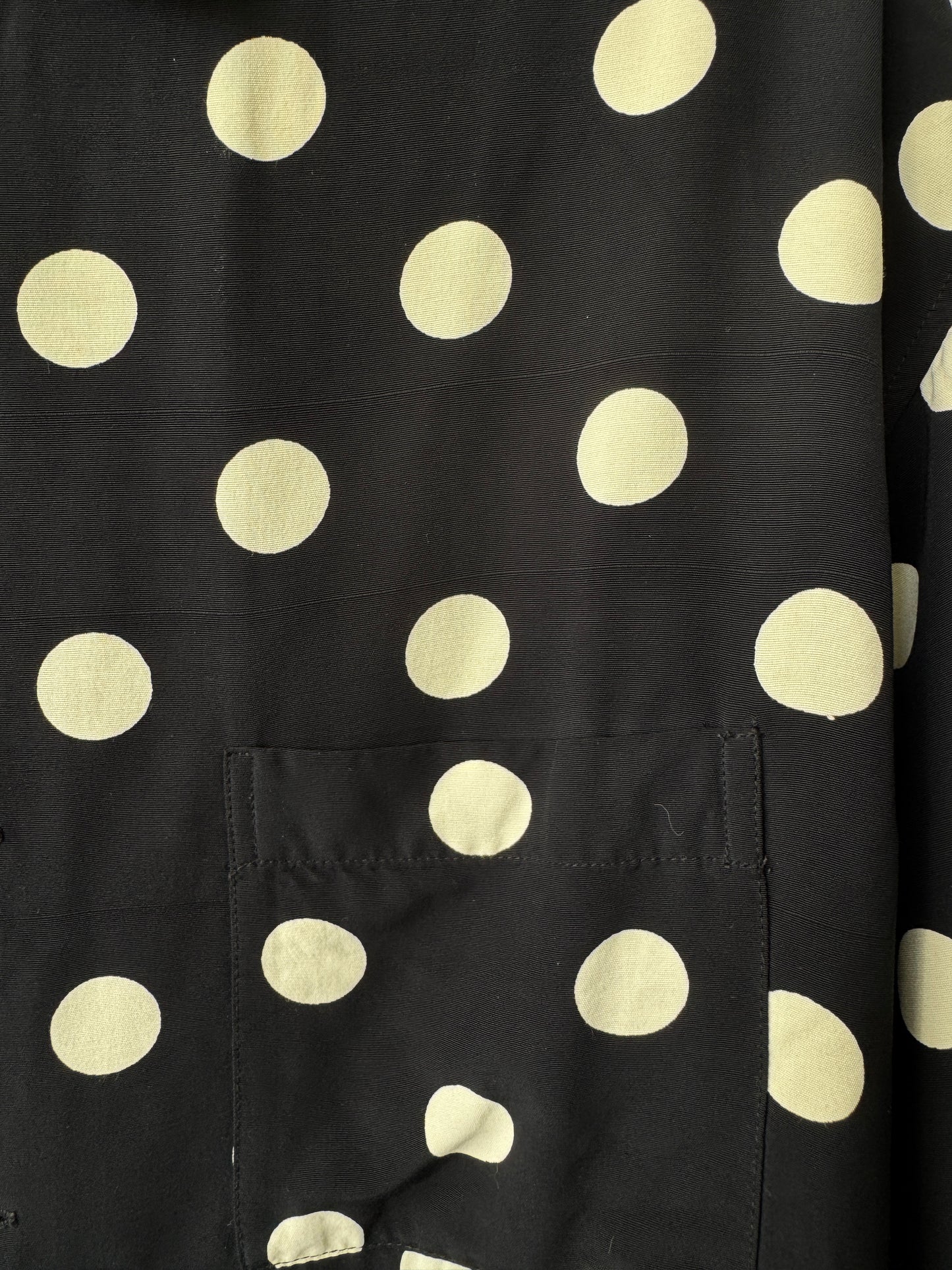 Equipment Black & White Polka Dot Blouse