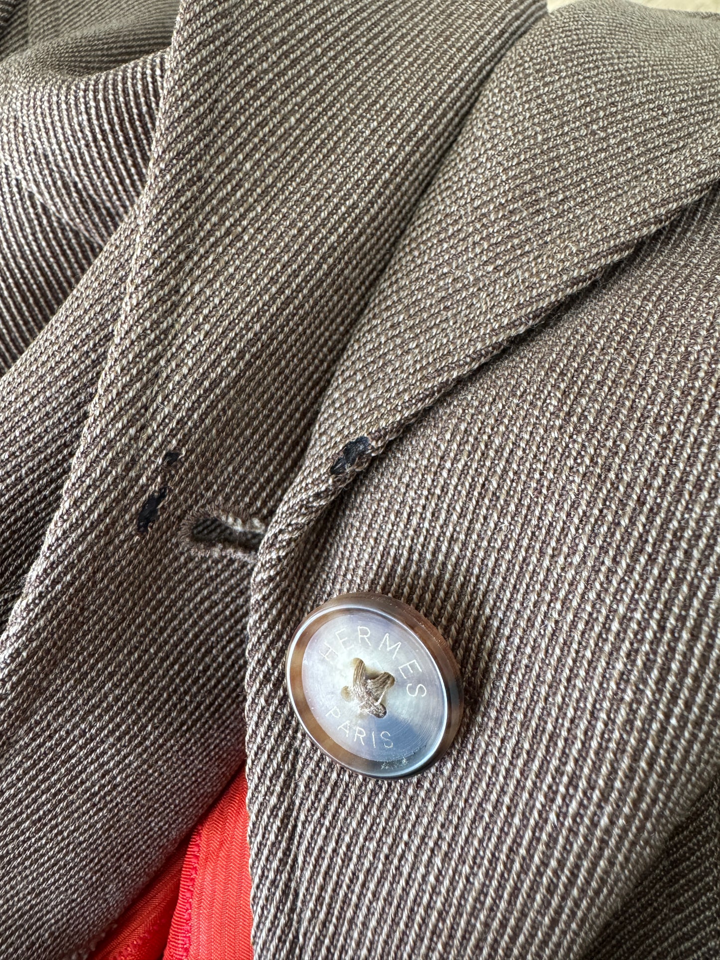 Hermès Paris Sculpted Wool Blazer