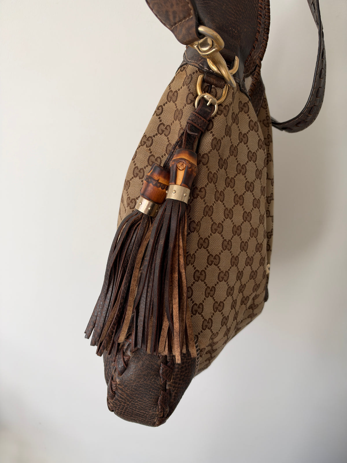 Gucci New Jackie GG Canvas Hobo — c. 2009, Frida Giannini Era