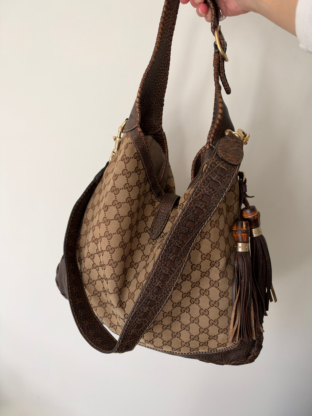Gucci New Jackie GG Canvas Hobo — c. 2009, Frida Giannini Era