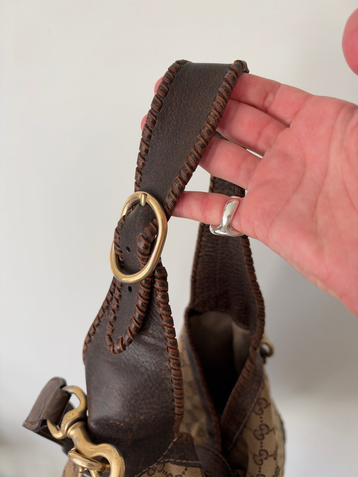 Gucci New Jackie GG Canvas Hobo — c. 2009, Frida Giannini Era