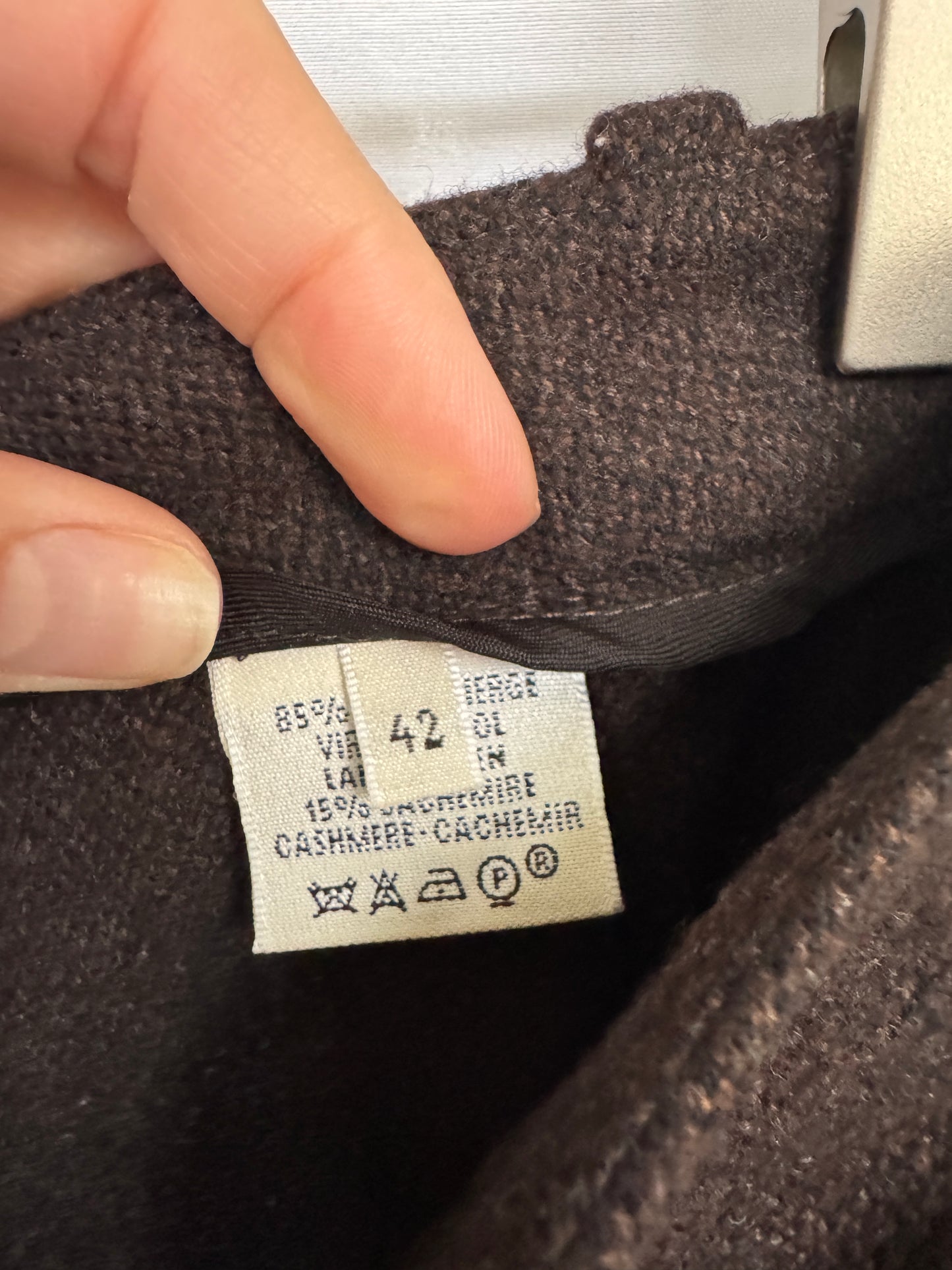 Hermès Wool–Cashmere Tailored Trousers (FR 42) — Made in France