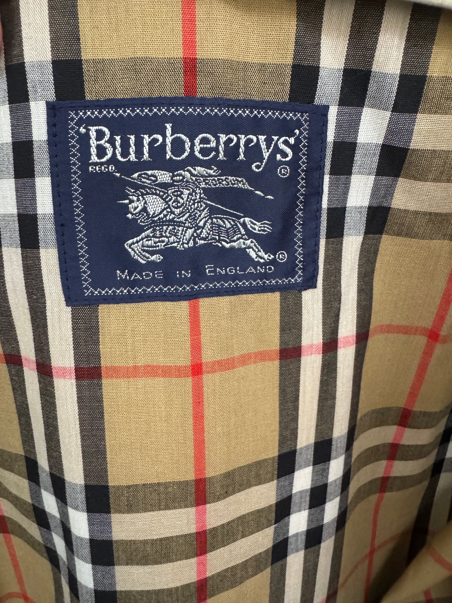 Burberry Made-in-England Harrington Jacket — House Check Lining