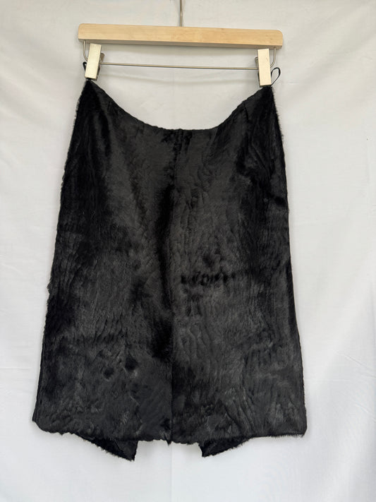 Max Mara Pony Hair (Hair-on Calf) Pencil Skirt — Made in Italy, IT 42