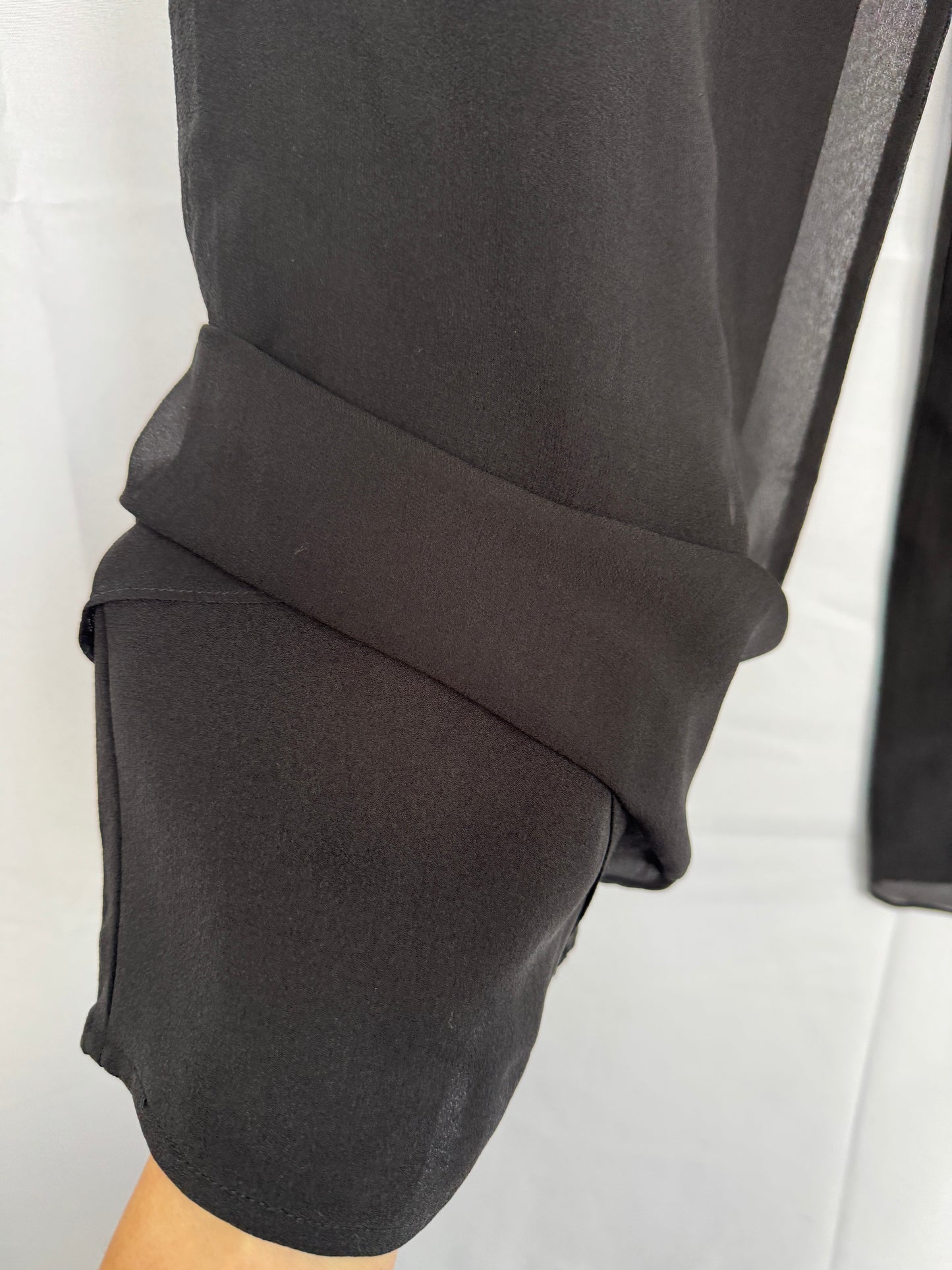 La Perla Sheer Overlay Wide-Leg Trousers — Made in Italy, IT 42