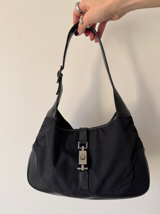 Gucci Jackie Nylon Shoulder Bag — Early 2000s