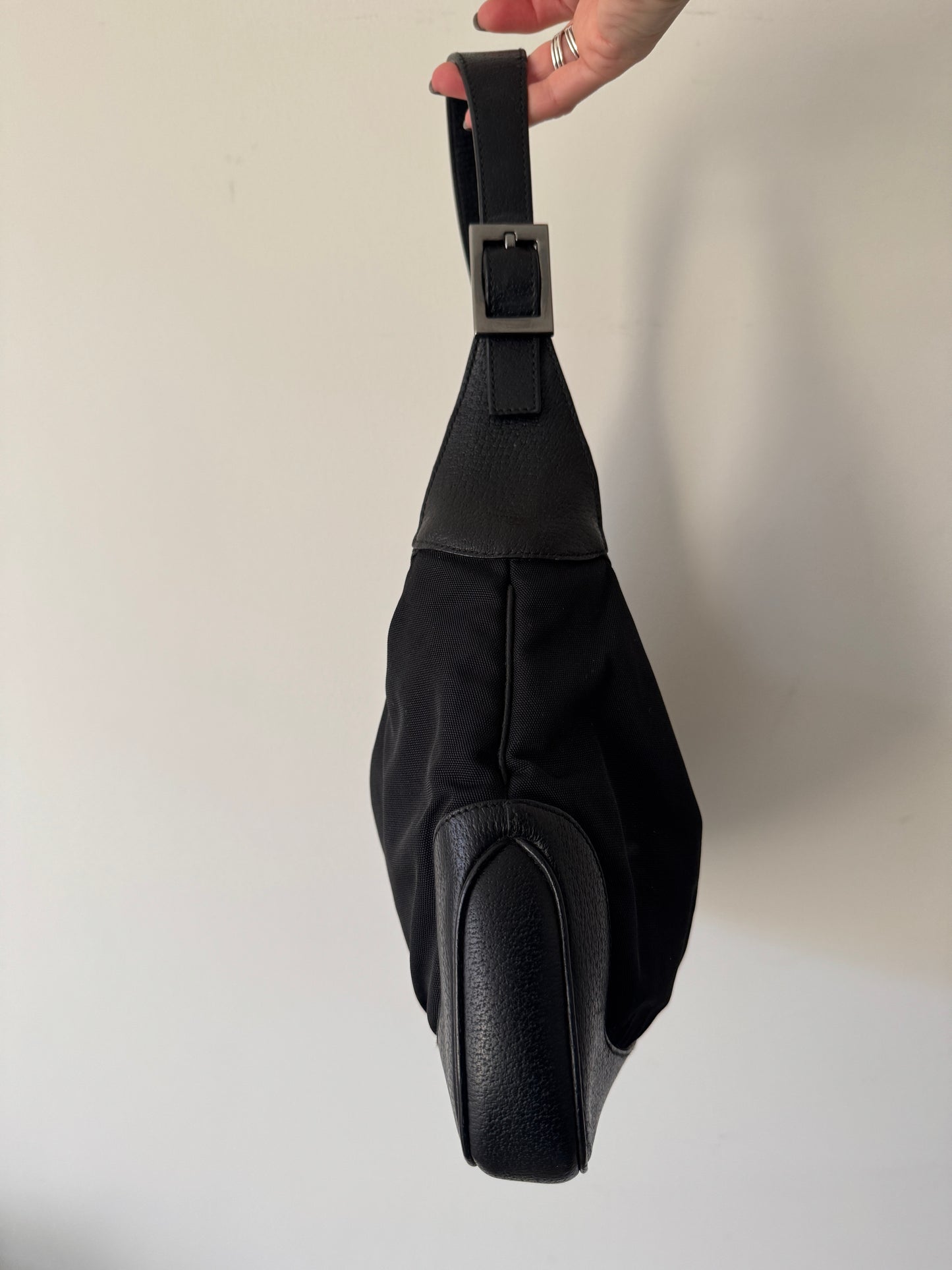 Gucci Jackie Nylon Shoulder Bag — Early 2000s