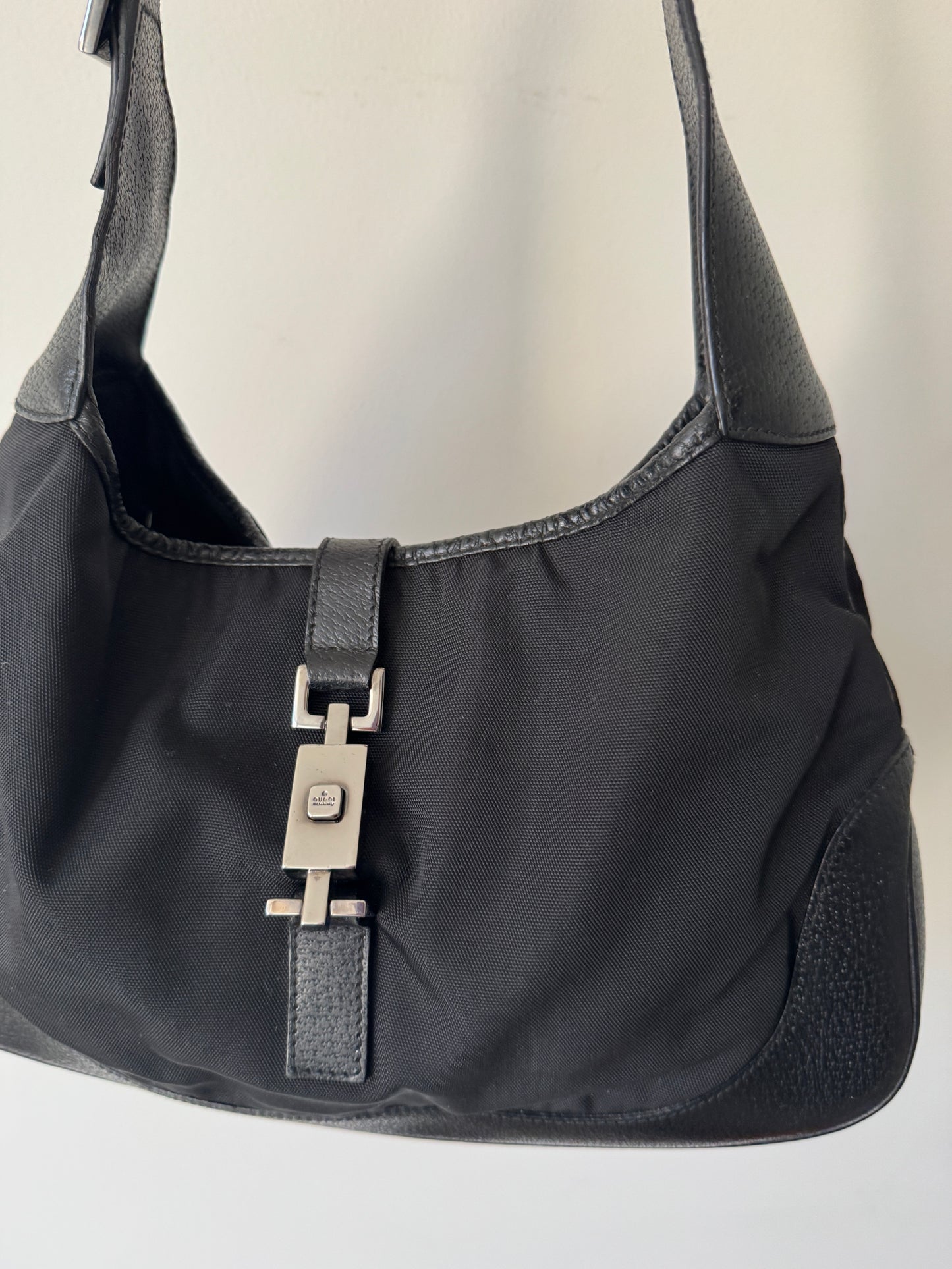 Gucci Jackie Nylon Shoulder Bag — Early 2000s