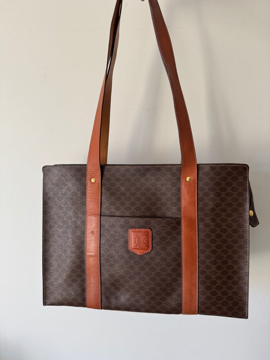 Celine Macadam Monogram Tote Bag — Late 1980s / Early 1990s